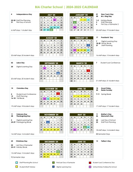 24-25 BIA School Calendar (Final-Rev 5-21-24)